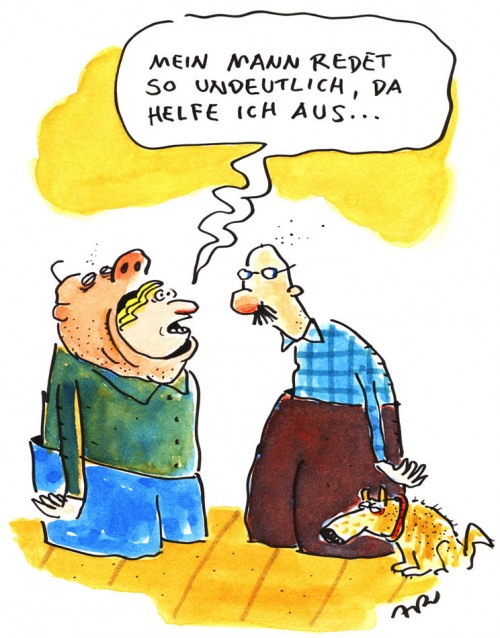 Undeutlich