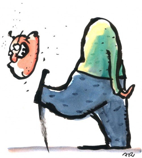 Kopf weg