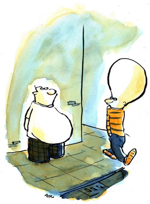 Kopf und Bauch