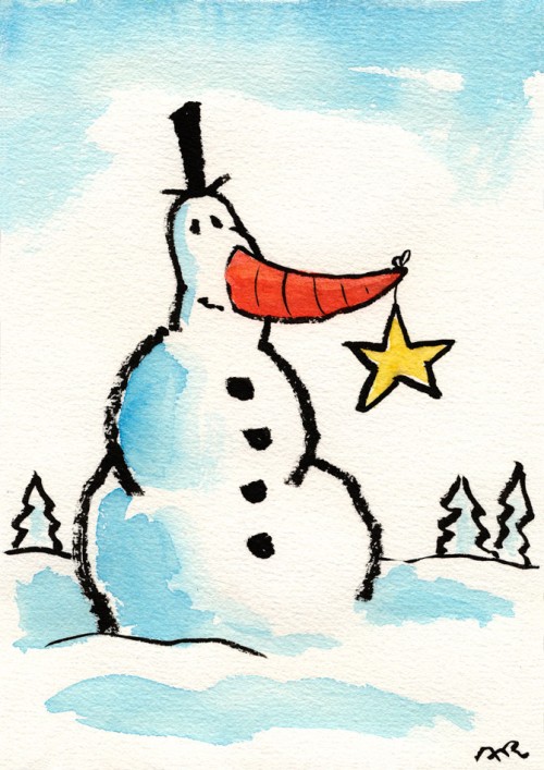 Schneemannstern