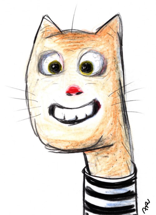 Streifenkatze